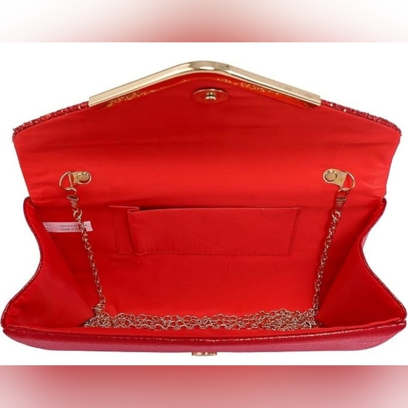 Dasein Women Evening Bag Formal Clutch - Picture 2 of 5